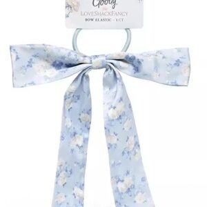 💙 LoveShackFancy X Goody  Wetbrush Blue Everblooming Rosettes Satin Bow Ribbon